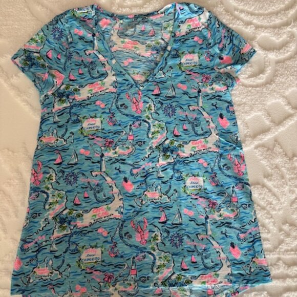 Lilly Pulitzer Short Sleeved Top - Picture 1 of 3